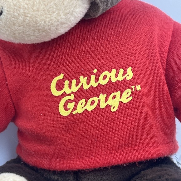 Gund Kohls Care Curious George Vintage Plush Red Shirt 2001 11" - Picture 4 of 7